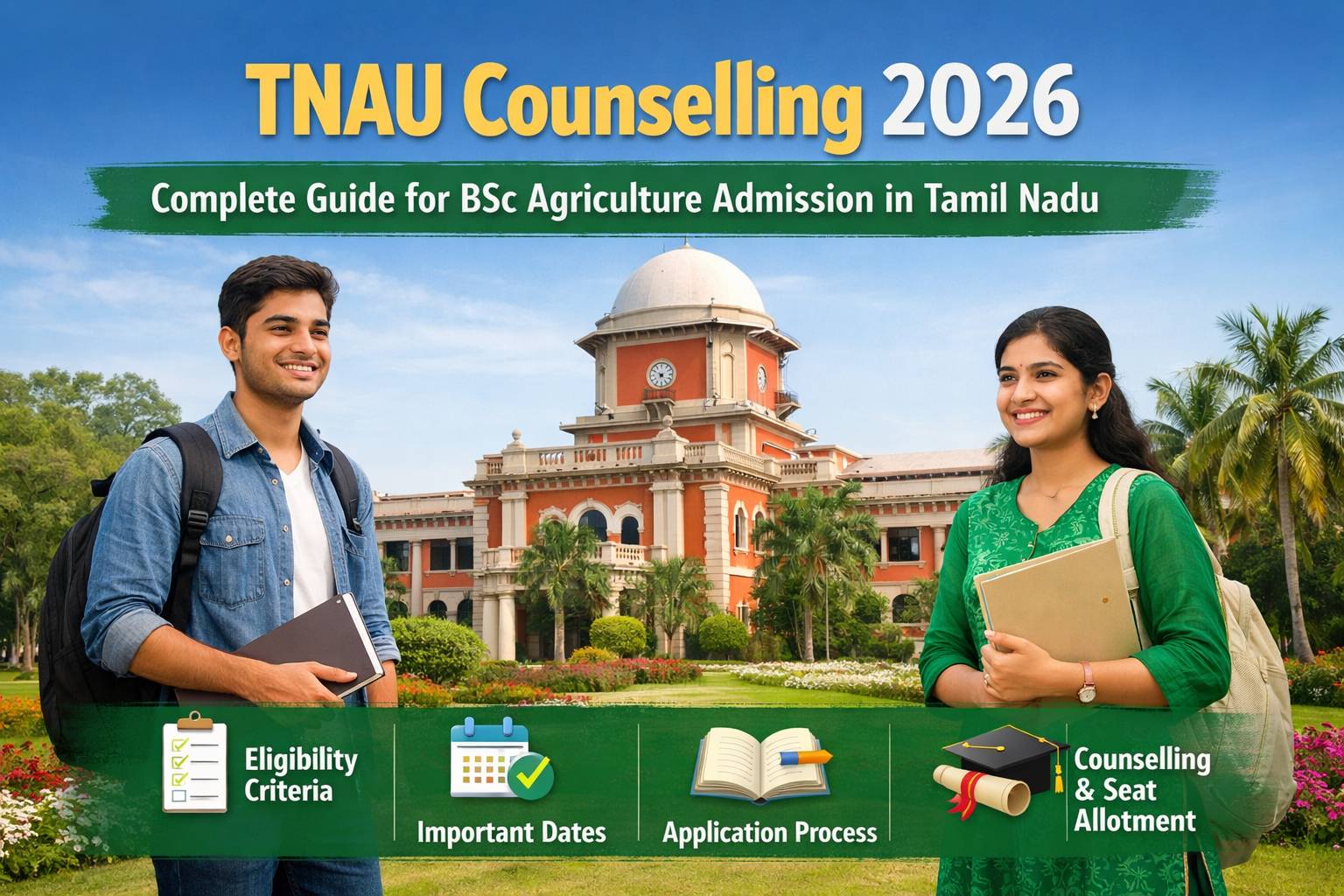 TNAU Counselling 2026 | BSc Agriculture Admission Tamil Nadu
