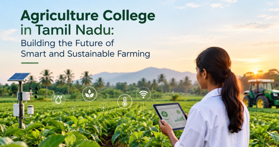 Agriculture College in Tamil Nadu: Building the Future of Smart and Sustainable Farming